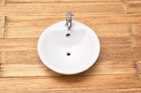 Miniature parts Round pottery washbasin [SADIY664]