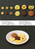 Cookie a la carte 3D type [Item number: 1184] Clay jewelry die-cut miniature tableware collection 1/12 size compatible