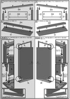 Miniature 1/12 scale emergency door plastic model (pinktank)