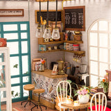 Rolife Miniature Dollhouse Kit Mini Size [DG109: Cafe Time] [m-s]