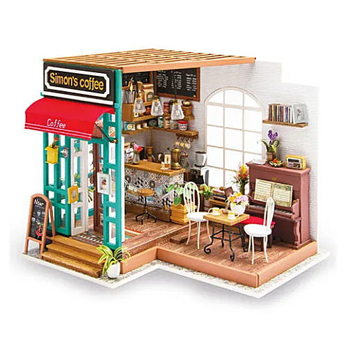 Rolife Miniature Dollhouse Kit Mini Size [DG109: Cafe Time] [m-s]