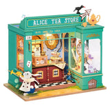 Rolife Miniature Dollhouse Kit Mini Size [DG156: Alice Tea Shop] [m-s]