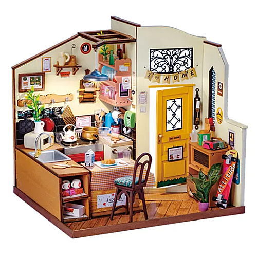 Rolife Miniature Dollhouse Kit Mini Size [DG159: Cooking time] [m-s]