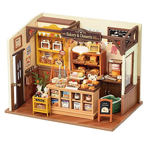 Rolife Miniature Dollhouse Kit Mini Size [DG161: Evening bakery] [m-s]