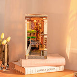 Rolife DIY Book Nook Series Miniature House Kit [TGB01: Sakura Densya]