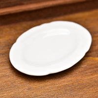 Miniature Pottery L size [MMPP2] (Ceramic plate/Color: white)