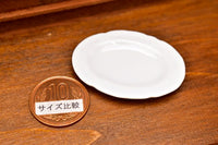 Miniature Pottery L size [MMPP2] (Ceramic plate/Color: white)