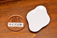 Miniature Pottery L size [MMPP4] (Ceramic plate/Color: white)