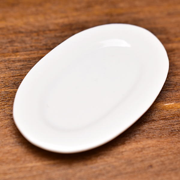 Miniature Pottery L size [MMPP11] (Ceramic plate/Color: white)