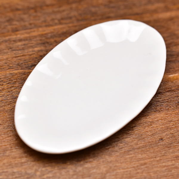 Miniature Pottery L size [MMPP12] (Ceramic plate/Color: white)