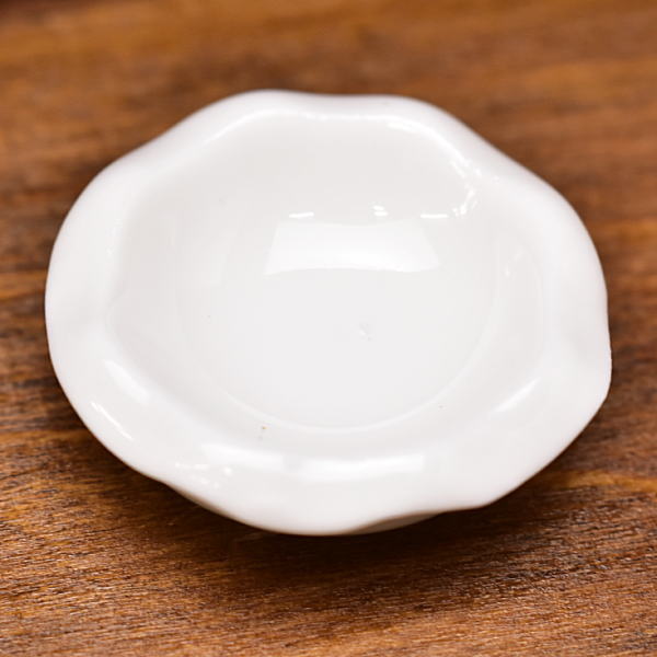 Miniature Pottery L size [MMPP32] (Ceramic bowl/Color: white)