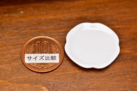 Miniature Pottery L size [MMPP34] (Ceramic plate/Color: white)