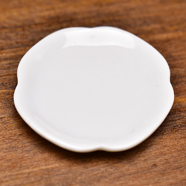 Miniature Pottery L size [MMPP34] (Ceramic plate/Color: white)