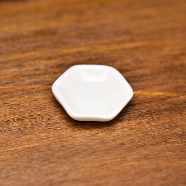 Miniature Pottery S size [SPLP4] (Ceramic plate/Color: white)