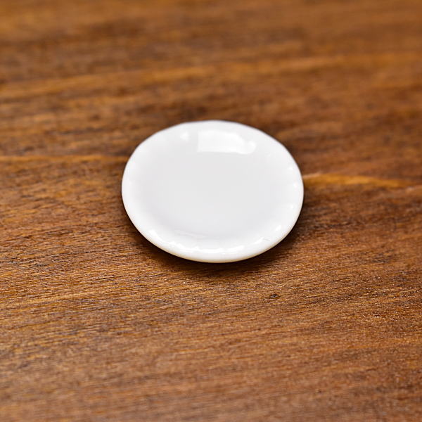 Miniature Pottery S size [SPLP33] (Ceramic plate/Color: white)