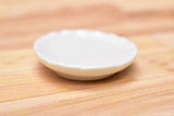 Miniature parts Pottery M size [MPLP1] (ceramic plate / color: white)