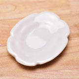 Miniature parts Pottery M size [MPLP2] (ceramic plate / color: white)