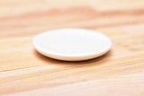Miniature parts Pottery M size [MPLP10] (ceramic plate / color: white)