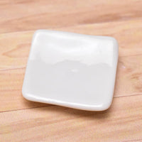 Miniature parts Pottery M size [MPLP11] (ceramic plate / color: white)