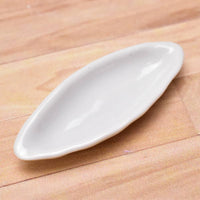 Miniature parts Pottery M size [MPLP16] (ceramic plate / color: white)