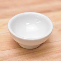 Miniature parts Pottery M size [MPLP17] (ceramic bowl / color: white)