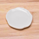 Miniature parts Pottery M size [MPLP19] (ceramic plate / color: white)