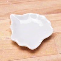 Miniature parts Pottery M size [MPLP20] (ceramic plate / color: white)