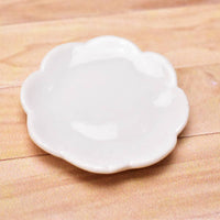 Miniature parts Pottery M size [MPLP22] (ceramic plate / color: white)