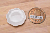 Miniature parts Pottery M size [MPLP22] (ceramic plate / color: white)