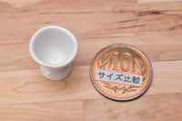 Miniature parts Pottery M size [MPLP27] (ceramic bowl / color: white)