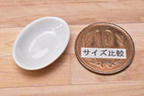 Miniature parts Pottery M size [MPLP28] (ceramic bowl / color: white)