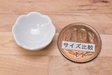 Miniature parts Pottery M size [MPLP30] (ceramic bowl / color: white)