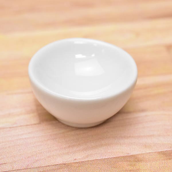 Miniature parts Pottery M size [MPLP33] (ceramic bowl / color: white)