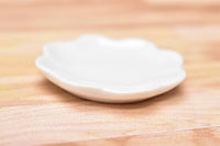 Miniature parts Pottery M size [MPLP38] (ceramic plate / color: white)