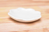 Miniature parts Pottery M size [MPLP38] (ceramic plate / color: white)