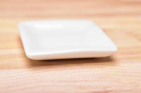 Miniature parts Pottery M size [MPLP40] (ceramic plate / color: white)