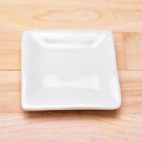 Miniature parts Pottery M size [MPLP40] (ceramic plate / color: white)