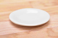 Miniature parts Pottery M size [MPLP47] (ceramic plate / color: white)