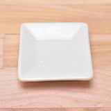 Miniature parts Pottery M size [MPLP48] (ceramic plate / color: white)