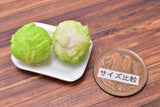 Miniature food vegetable series Cabbage 2 pieces [SMLVEG11] [Item number: 35755]