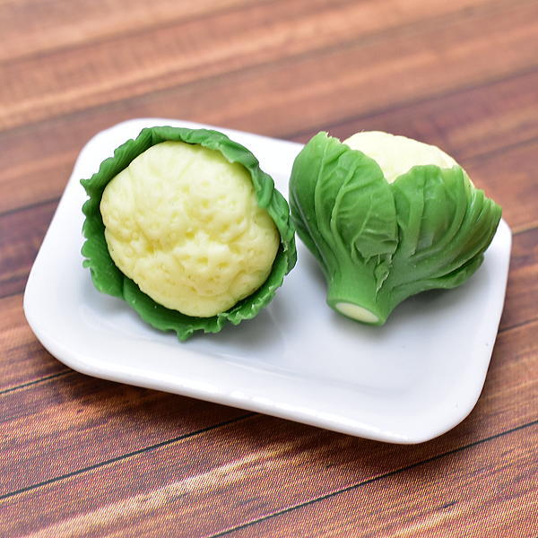 Miniature food vegetable series Cauliflower 2 pieces [SMLVEG15] [Item number: 35759]