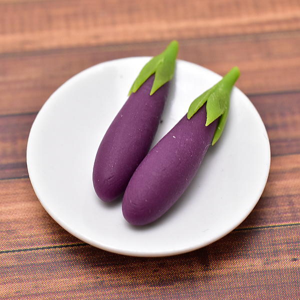 Miniature food vegetable series Eggplant 2 pieces [SMLVEG20] [Item number: 35763]