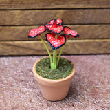 Miniature parts Potted foliage plant [PNL3] (1/12 scale)