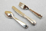 Miniature parts cutlery set (fork, knife, spoon) [CTL1] (1/12 scale) [m-s] [SM]