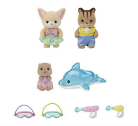 Nakayoshi Babies Set Water Play [S-75] Sylvanian Families