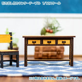 [Counter table with drawer] Miniature kit 1/12 scale Unpainted / Unassembled (Dollhouse furniture URARA)