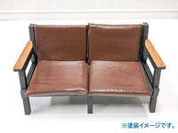 [Iron-style sofa (for 2 people)] Miniature kit 1/12 scale Unpainted / Unassembled (Dollhouse furniture URARA)