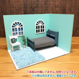 [Display board (A) * Floor board sold separately] Miniature kit 1/12 scale Unpainted / Unassembled (Dollhouse furniture URARA)