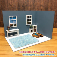 [Display board (B) * Floor board sold separately] Miniature kit 1/12 scale Unpainted / Unassembled (Dollhouse furniture URARA)