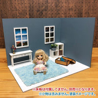 [Display board (B) * Floor board sold separately] Miniature kit 1/12 scale Unpainted / Unassembled (Dollhouse furniture URARA)